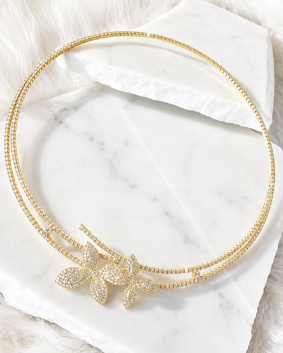 Collar Tiara Jardín Secreto Gold 5