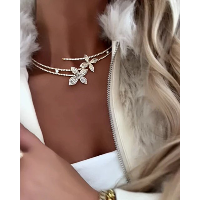 Collar Tiara Jardín Secreto Gold