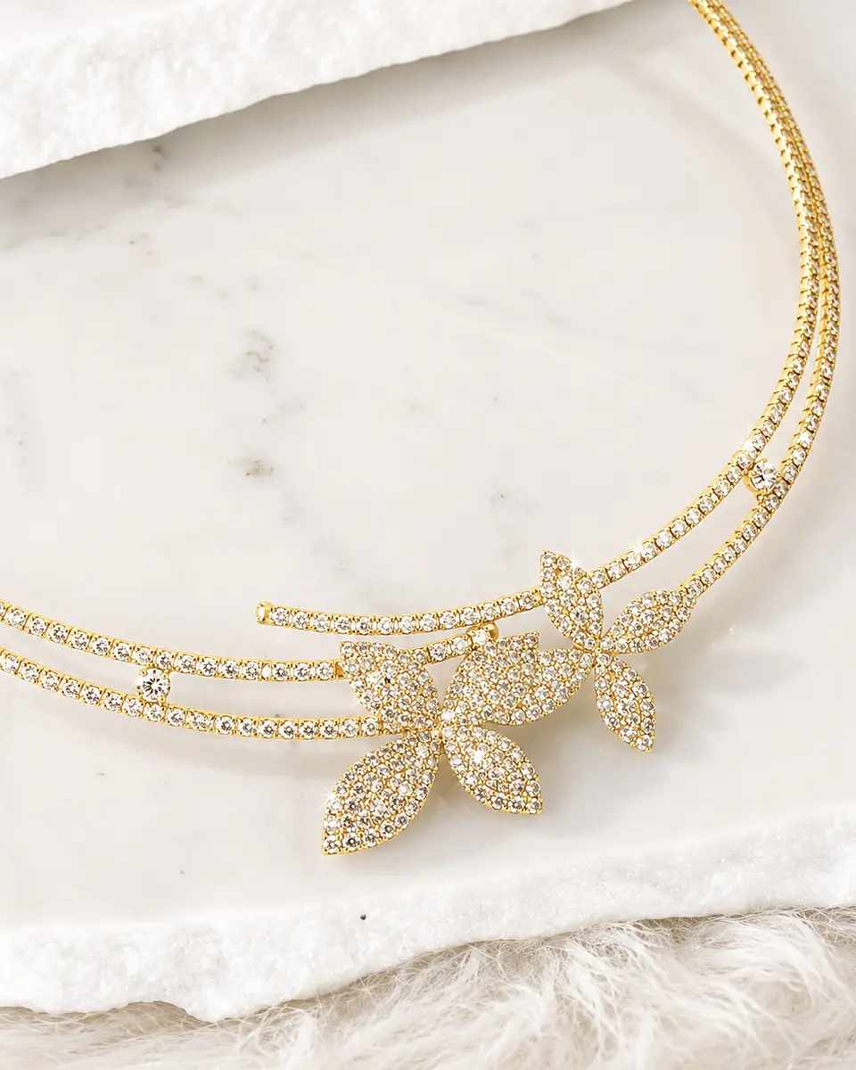 Collar Tiara Jardín Secreto Gold 7