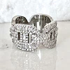 Maxi Anillo Altaria Eslabones Circón silver 