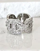 Maxi Anillo Altaria Eslabones Circón silver  - Miniatura 1