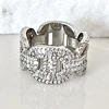 Maxi Anillo Altaria Eslabones Circón silver 