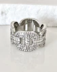 Maxi Anillo Altaria Eslabones Circón silver  - Miniatura 3