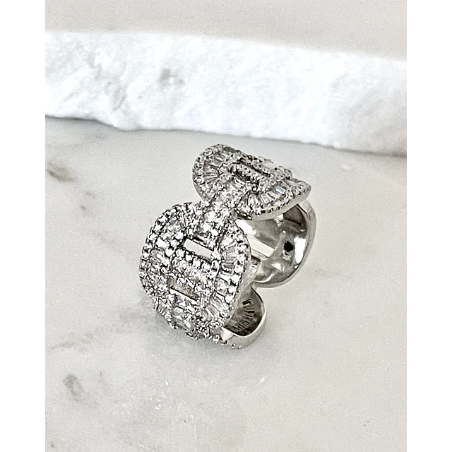 Maxi Anillo Altaria Eslabones Circón silver 