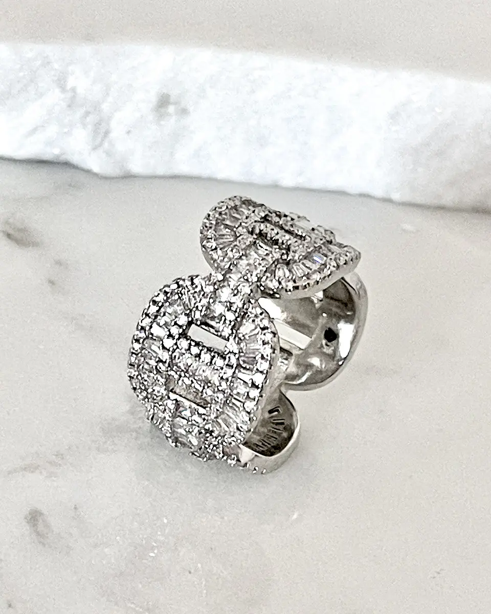 Maxi Anillo Altaria Eslabones Circón silver  4