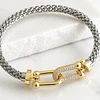 Pulsera Turbillon Tiffany Silver & Gold 