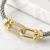 Pulsera Turbillon Tiffany Silver & Gold 