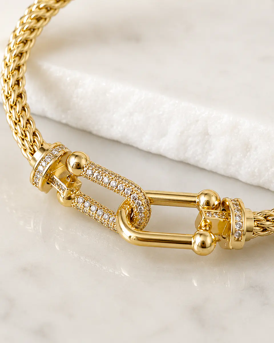 Pulsera Turbillon Tiffany Gold Circones 3