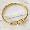 Pulsera Turbillon Tiffany Gold Circones