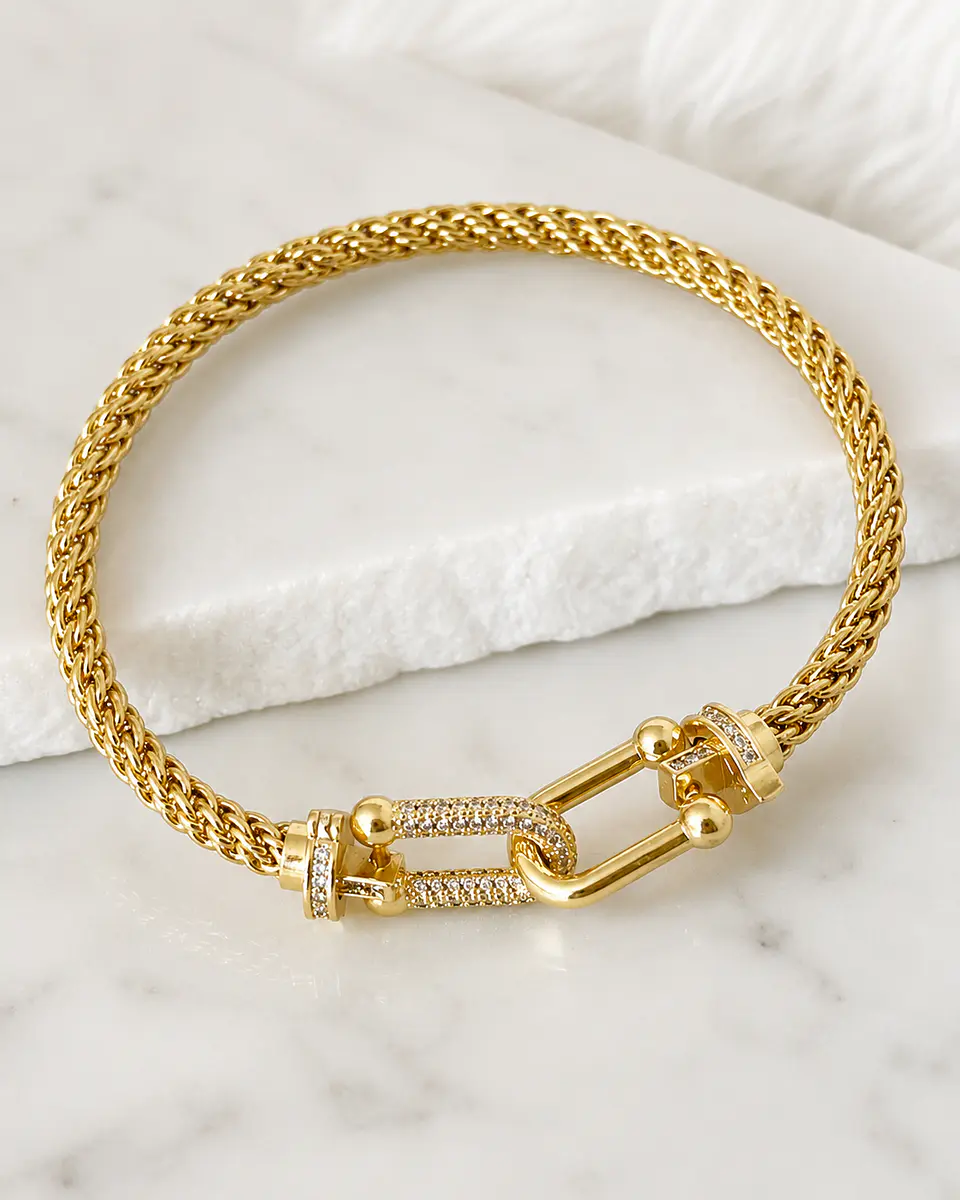 Pulsera Turbillon Tiffany Gold Circones 2