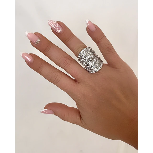 Maxi Anillo Statement Piece Silver
