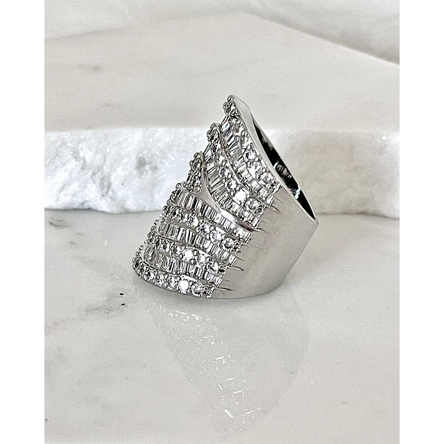 Maxi Anillo Statement Piece Silver