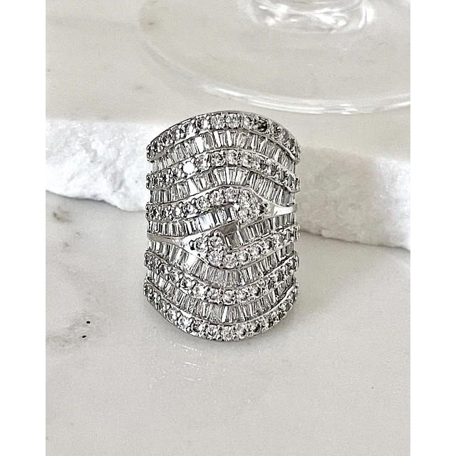 Maxi Anillo Statement Piece Silver