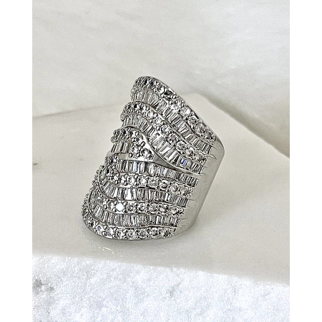 Maxi Anillo Statement Piece Silver