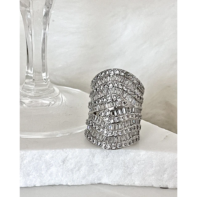 Maxi Anillo Statement Piece Silver