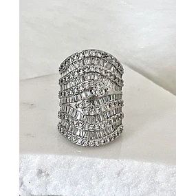 Maxi Anillo Statement Piece Silver