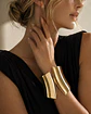 Maxi Brazalete Geométrico Gold - Miniatura 1