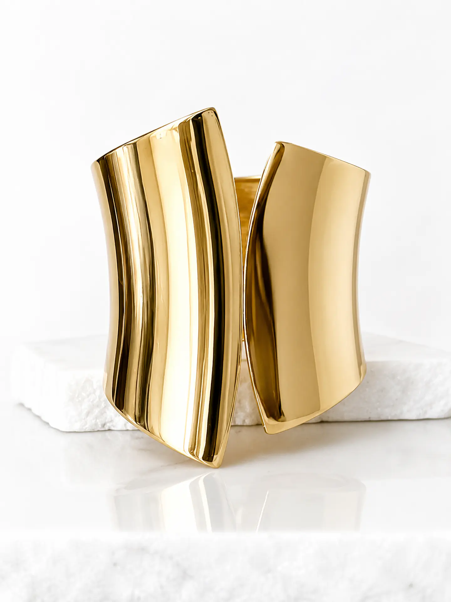 Maxi Brazalete Geométrico Gold 3