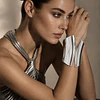Maxi Brazalete Geométrico Silver