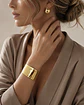 Maxi Brazalete Espejado Gold - Miniatura 1