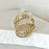 Maxi Anillo Varese Circones Gold