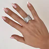 Anillo Maxi Entrelazado Portofino Circones Silver 