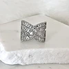Anillo Maxi Entrelazado Portofino Circones Silver 