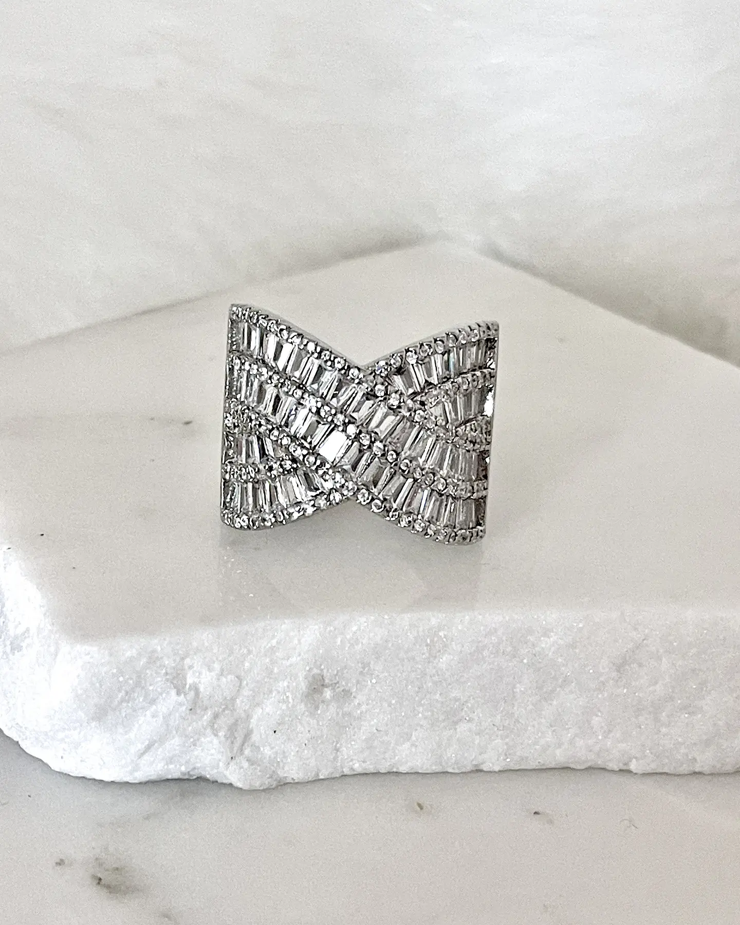 Anillo Maxi Entrelazado Portofino Circones Silver  3