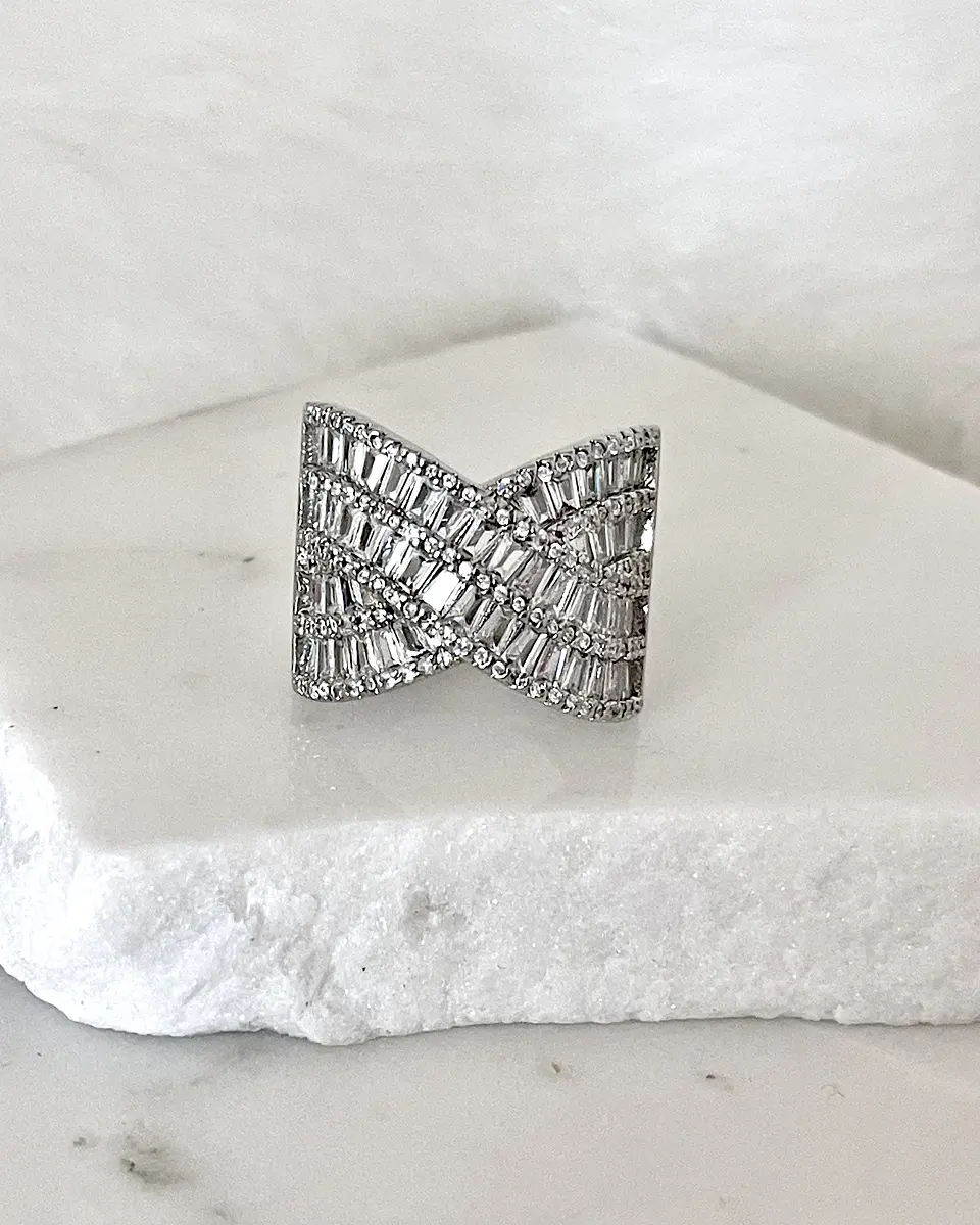 Anillo Maxi Entrelazado Portofino Circones Silver  3