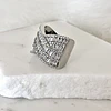 Anillo Maxi Entrelazado Portofino Circones Silver 