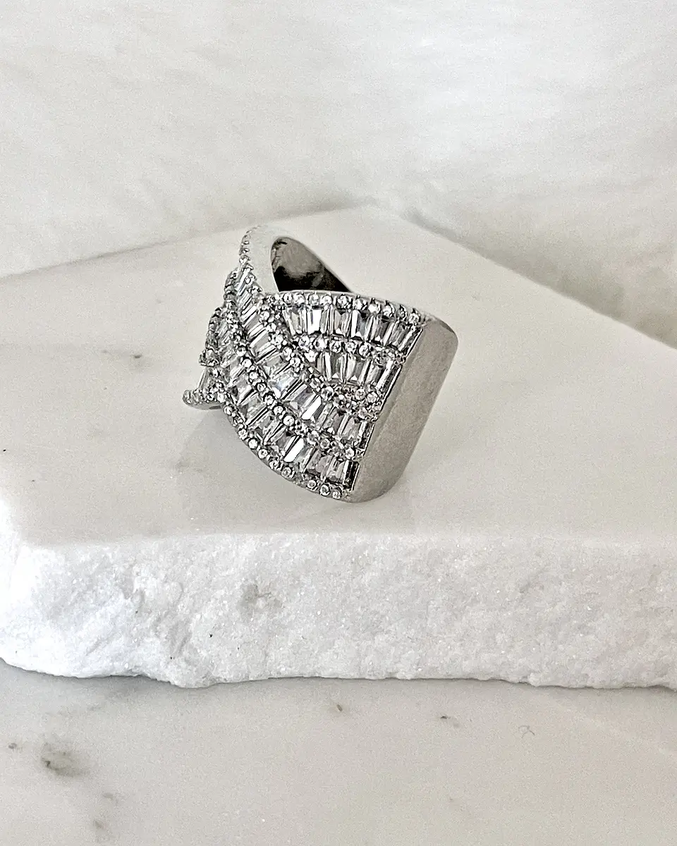 Anillo Maxi Entrelazado Portofino Circones Silver  4