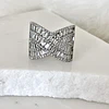 Anillo Maxi Entrelazado Portofino Circones Silver 