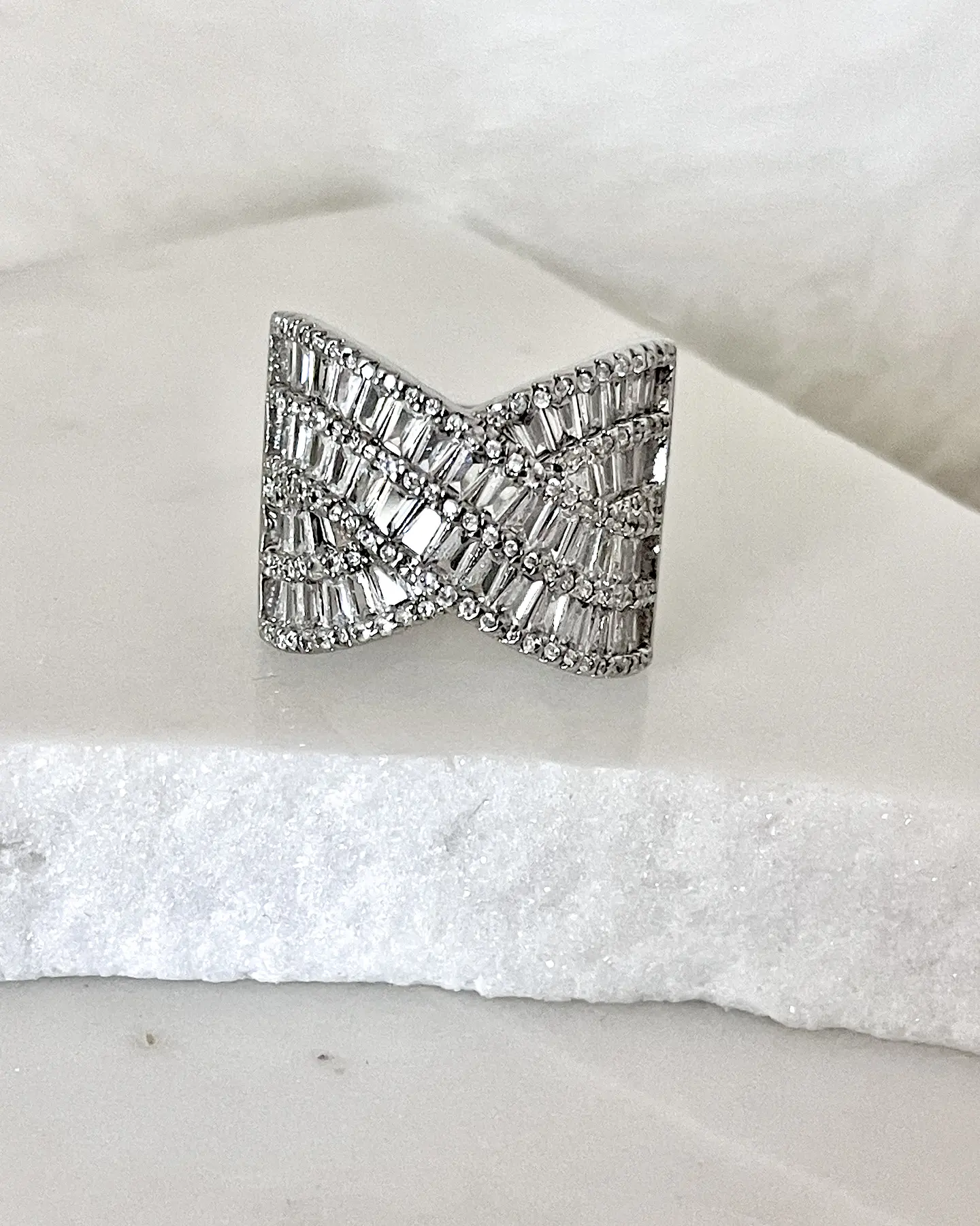 Anillo Maxi Entrelazado Portofino Circones Silver  5