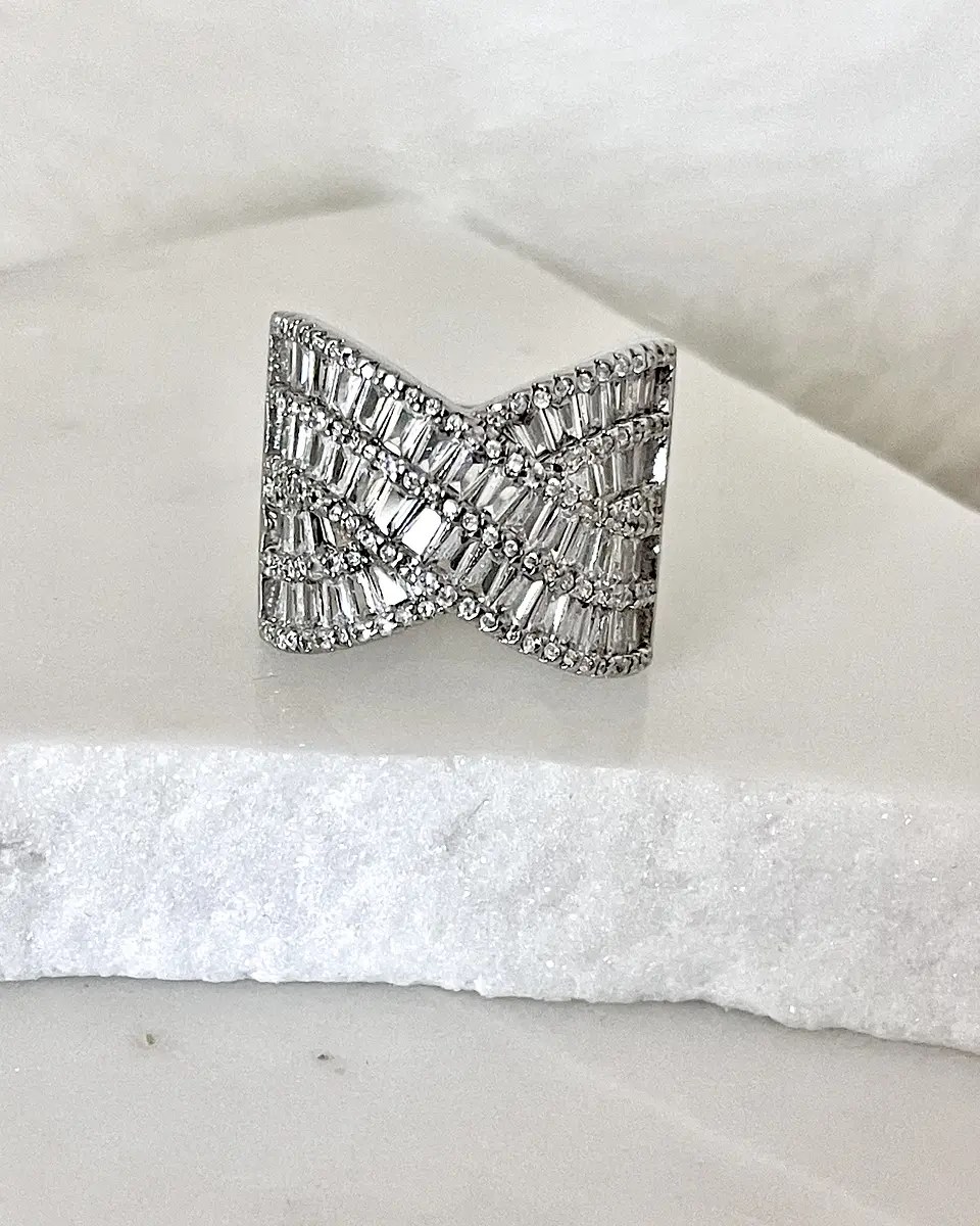 Anillo Maxi Entrelazado Portofino Circones Silver  5