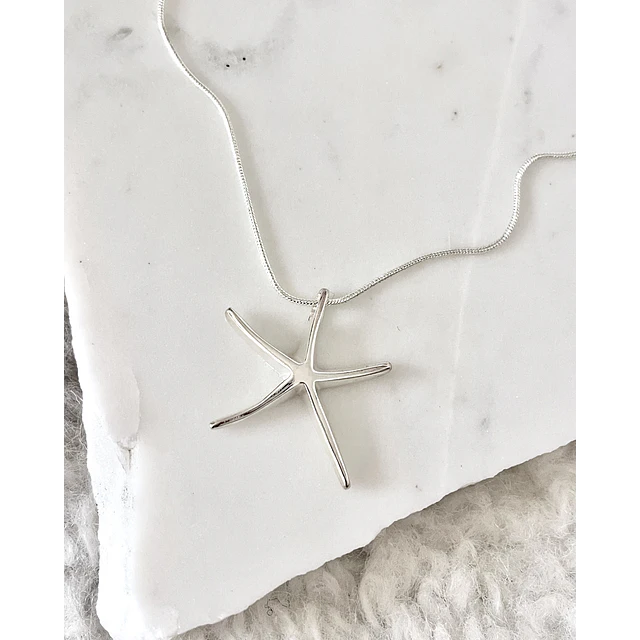 Collar Estrella de Mar Silver