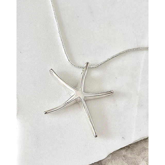 Collar Estrella de Mar Silver