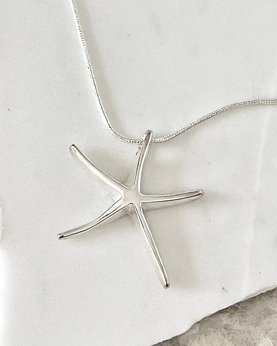 Collar Estrella de Mar Silver 3