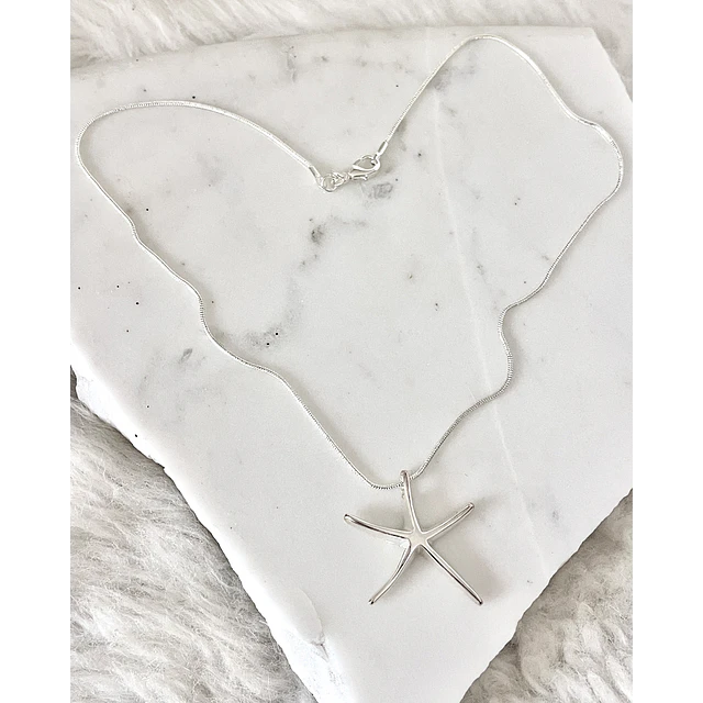 Collar Estrella de Mar Silver