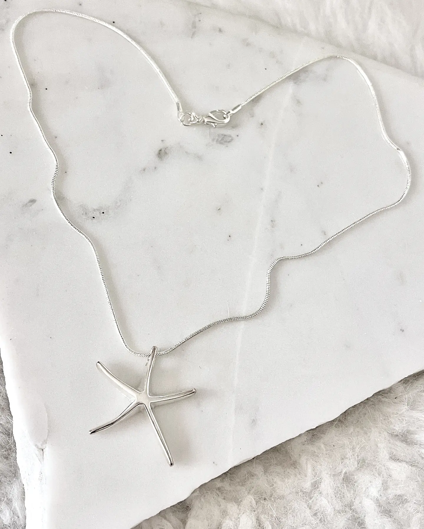Collar Estrella de Mar Silver 4