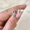 Aros pequeños Estrella de Mar Silver