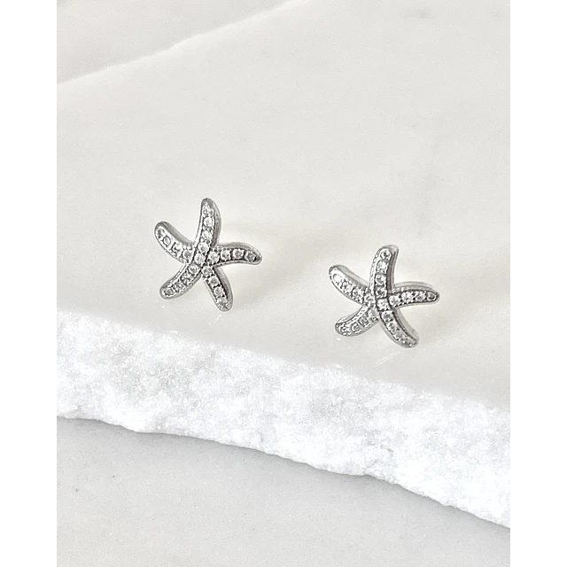Aros pequeños Estrella de Mar Silver