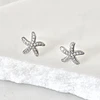 Aros pequeños Estrella de Mar Silver