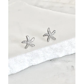 Aros pequeños Estrella de Mar Silver