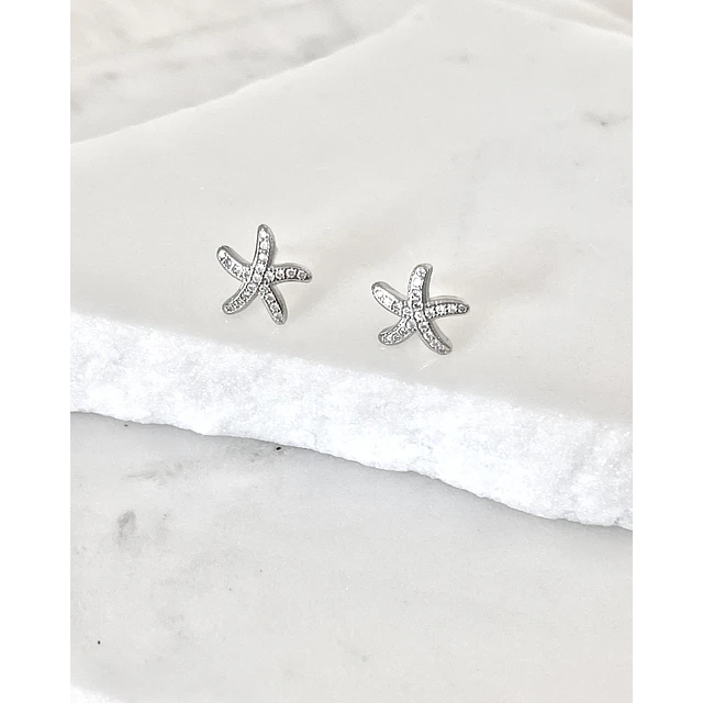 Aros pequeños Estrella de Mar Silver