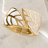 Maxi Brazalete Aurienne White Gold