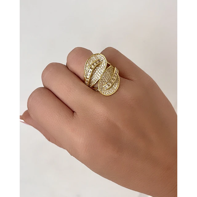Maxi Anillo Varese Circones Gold