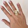 Maxi Anillo Varese Circones Gold