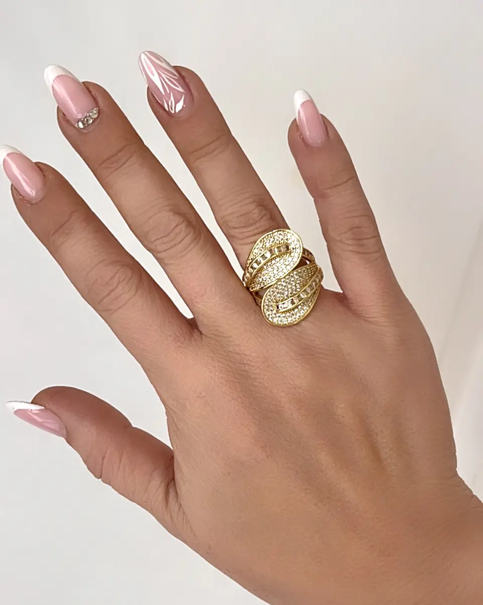Maxi Anillo Varese Circones Gold 4
