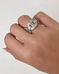 Maxi Anillo Altaria Eslabones Circón silver  - Miniatura 2