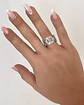 Maxi Anillo Altaria Eslabones Circón silver  - Miniatura 5